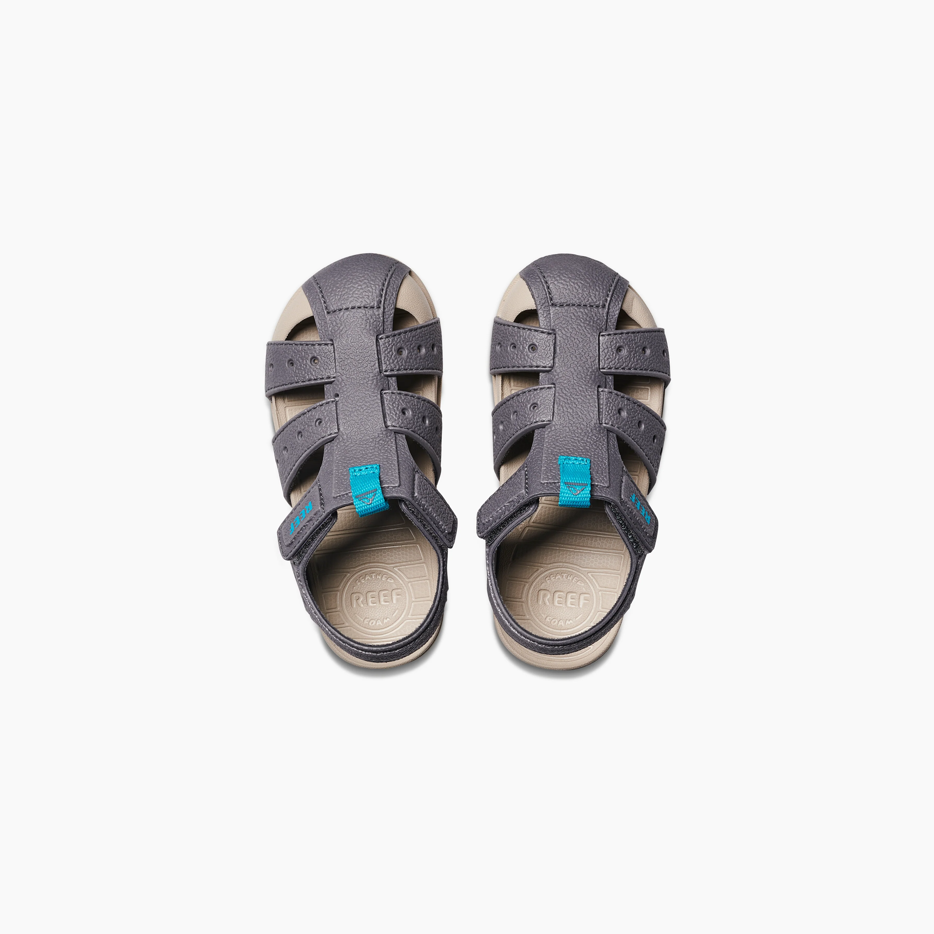 boys grey and blue water friendly sandals