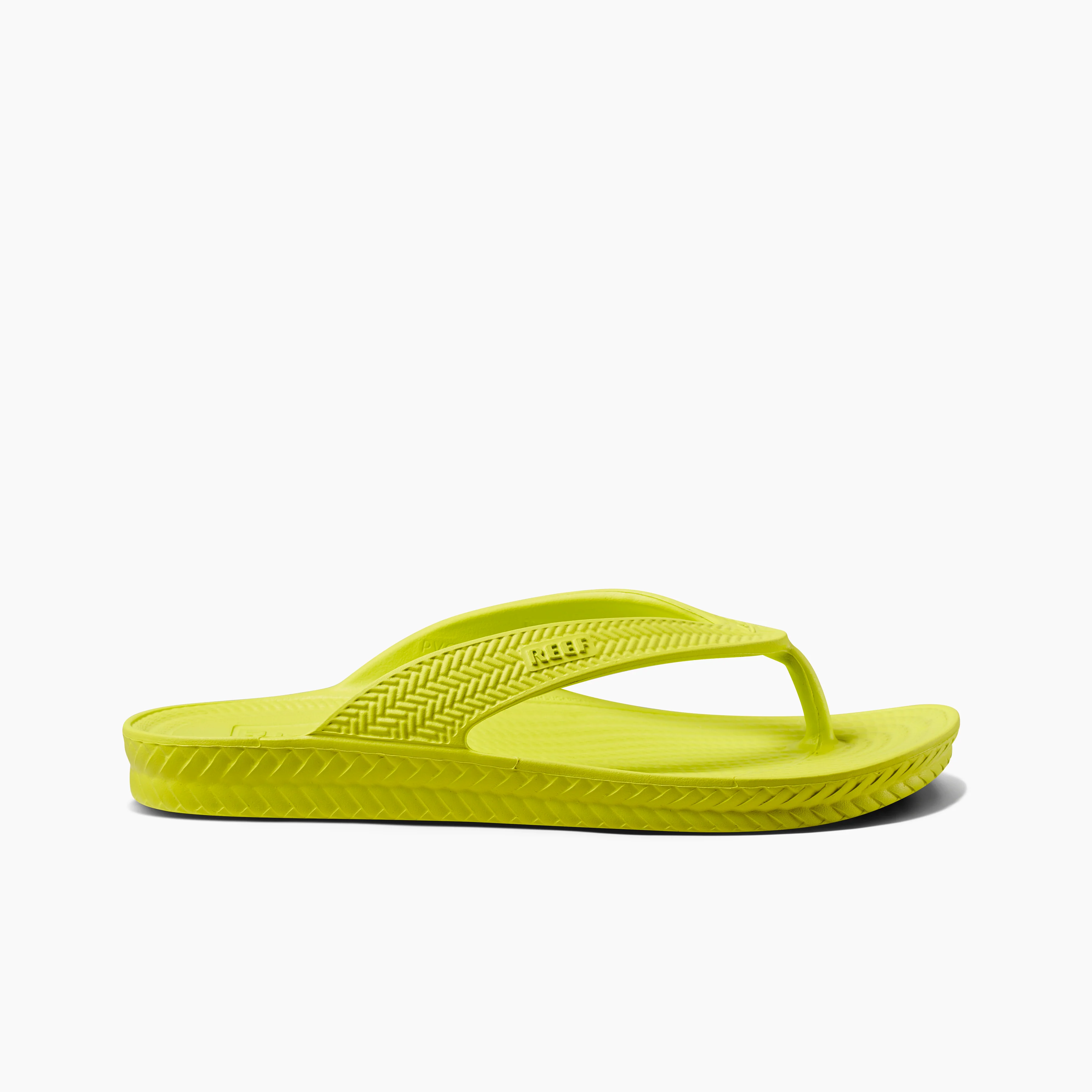 Women's Water Court Sandals in Lime side view