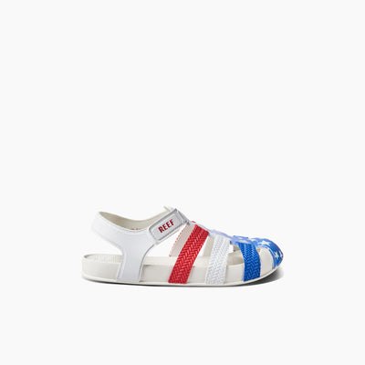Girl's Kids Water Beachy Shoes in Americana 24 side view