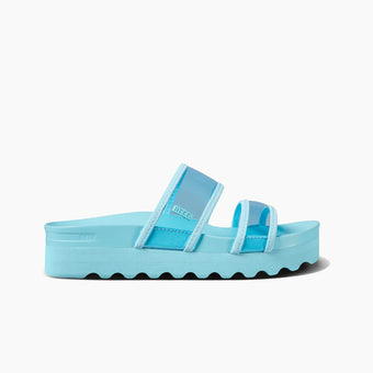 Women's Vista Hi-Energy Platform Sandals in Light Blue