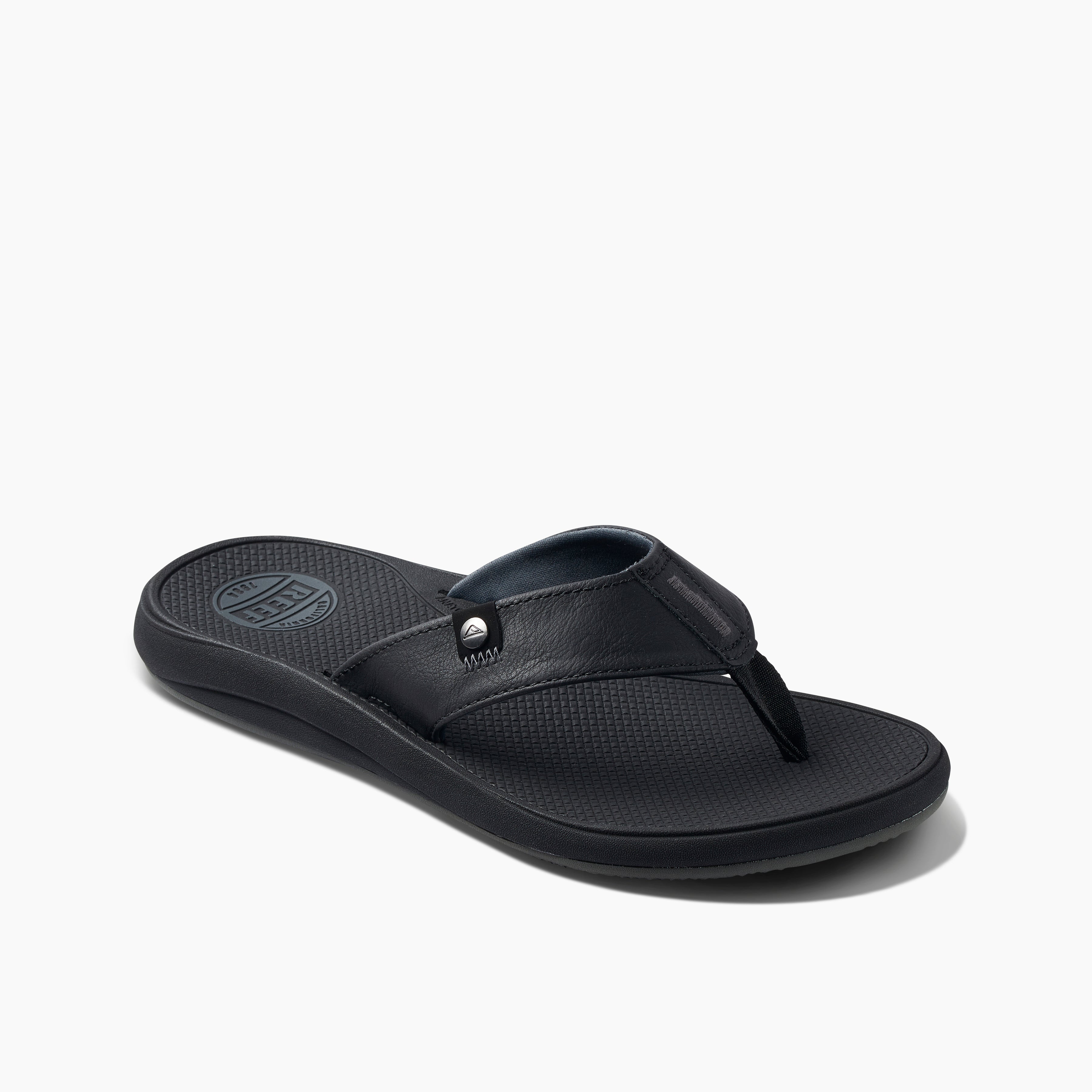 REEF Phantom Nias Men's Flip-Flops - Lightweight, Cushioned Vegan Sandals With Textured Footbed, Water Resistant