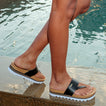 Womens Sol Hi in Black poolside