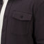 Close-up of the chest pocket and button flap on the Raymond Ls Shirt, showing soft, durable fabric and surf-inspired design.