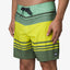 Casey Stripe Boardshort 17" - Fair Green - Alternate 1 View