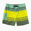 Casey Stripe Boardshort 17" - Fair Green