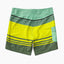 Casey Stripe Boardshort 17" - Fair Green