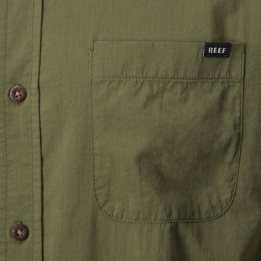 Collins Short Sleeve Shirt - Olivine - Down the Line 1 View