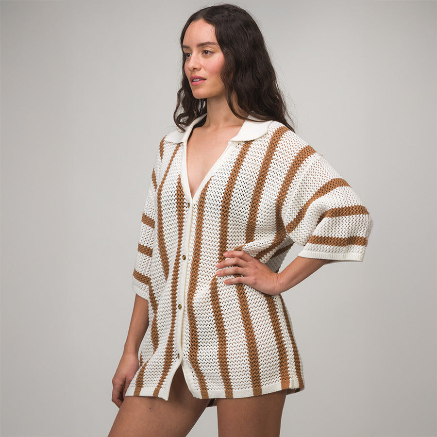 Mika Button Down Top view 2