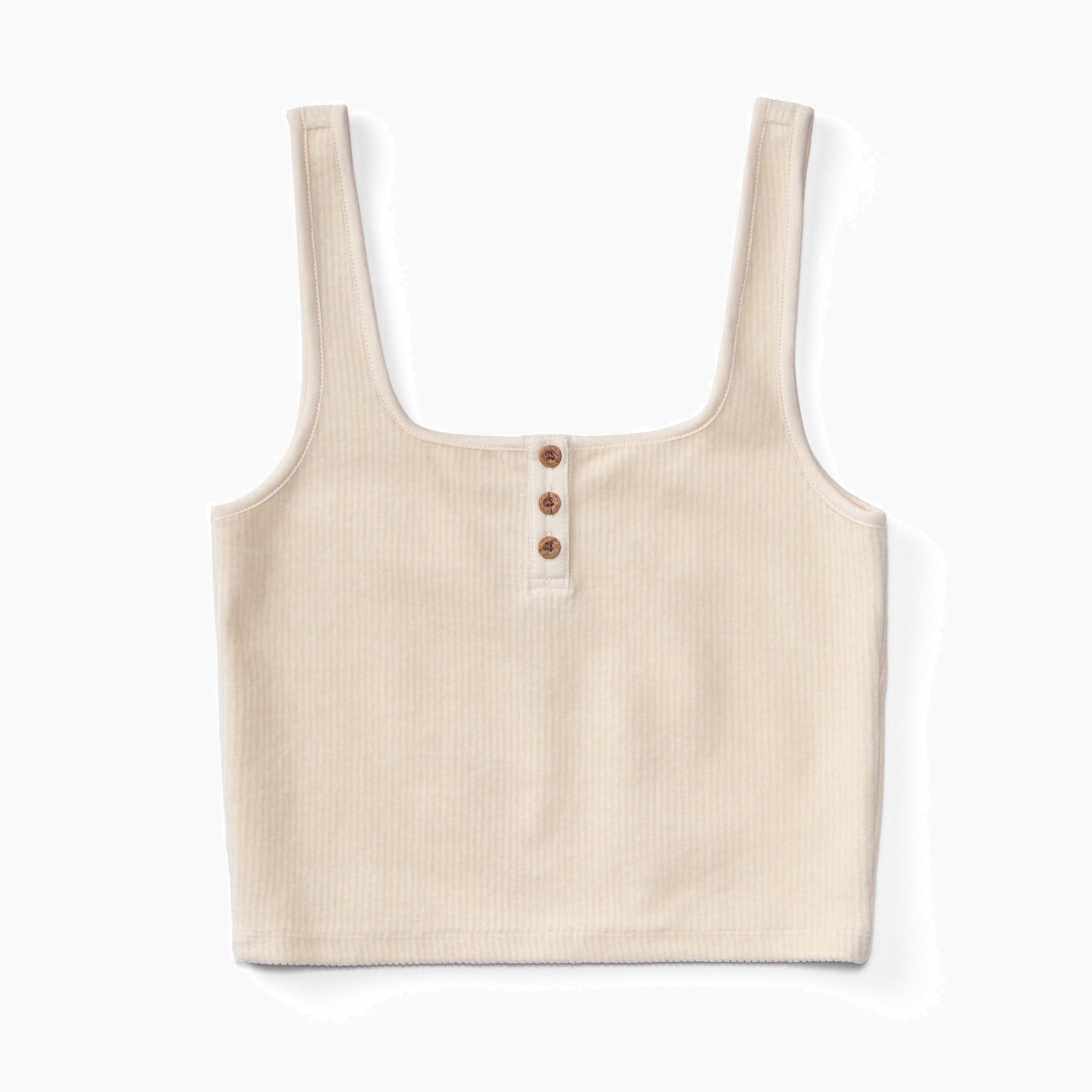 All Day Corduroy Crop Tank Top