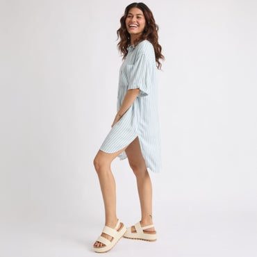 Ollie Striped Shirt Dress view 3