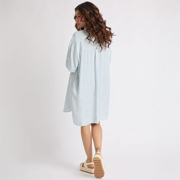 Ollie Striped Shirt Dress view 4
