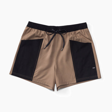 Coast Elastic Waist Short - Lead Grey/Caviar