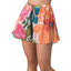 Eve Flutter Short women's front view featuring floral print fabric, lightweight and comfortable for beach and active wear.