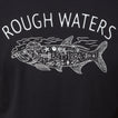 Tatted Short Sleeve T-Shirt - Caviar - Down the Line 2 View
