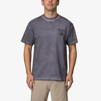 Tour Short Sleeve T-Shirt - Quiet Shade Grey - Front View
