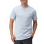 Man wearing a light blue Marlinrita Tee facing forward, showcasing a comfortable, beach-inspired casual style.