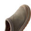 Campfire Lodge clog facing right in close-up, showing its premium suede upper and soft plaid-lined opening