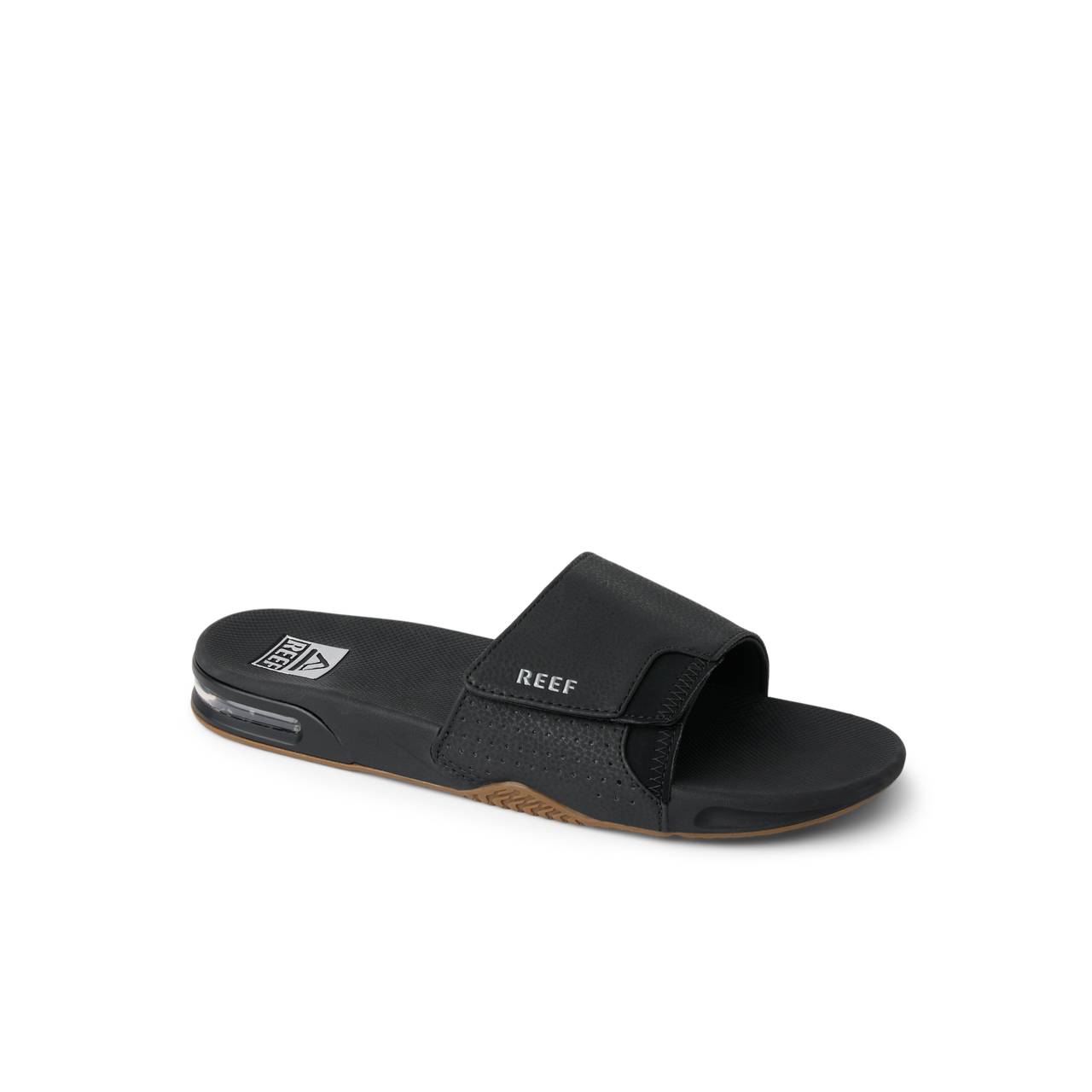 Fanning Slide - Black/Silver - Main View