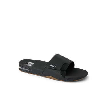 Fanning Slide - Black/Silver - Main View