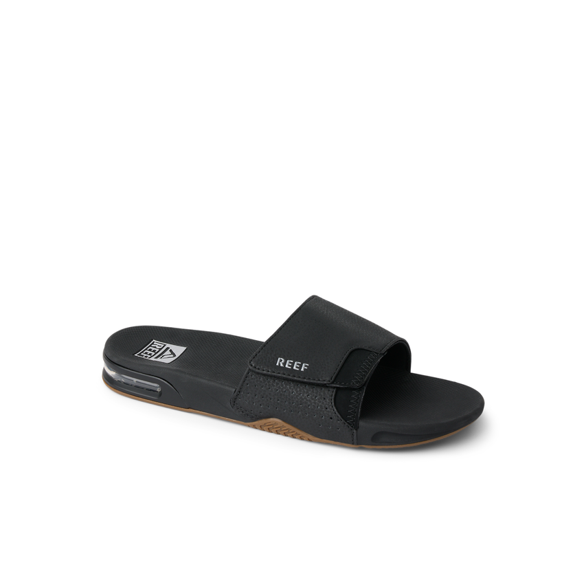Fanning Slide - Black/Silver - Main View