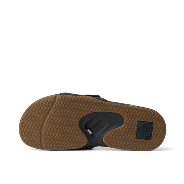 Fanning Slide - Black/Silver - Underside View