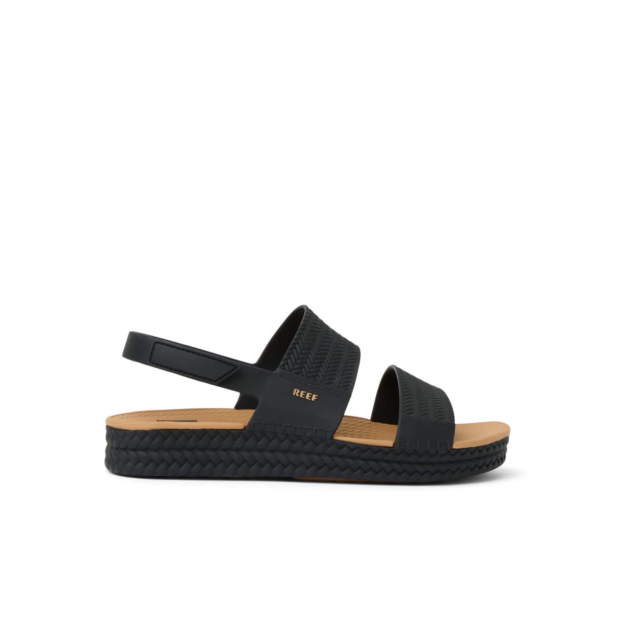 Women's Reef Water Vista Sandals in Black/Tan | REEF