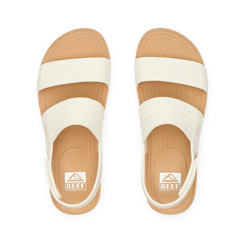 Reef Water Vista - White/Tan - Top View