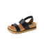 Vista Hi Buckle - Black/Tan - Left Side View