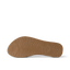 Cushion Slim shoe shown from bottom sole view with wave-textured grip, designed for comfort and beach lifestyle wear.