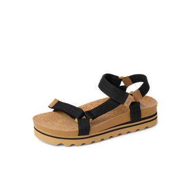 Cushion Rem Hi - Black/Tan - Left Side View