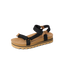 Cushion Rem Hi - Black/Tan - Left Side View