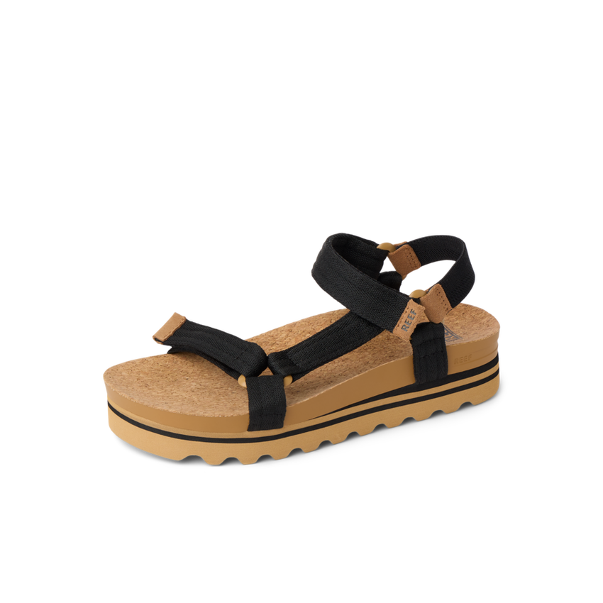 Cushion Rem Hi - Black/Tan - Left Side View
