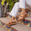 Cushion Vista Hi - Natural Braid - Model Foot View
