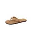 Reef Draftsmen men's tan leather sandal facing left with cushioned footbed and high arch support