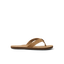 Reef Draftsmen men's leather sandal facing right with cushioned footbed and high arch support