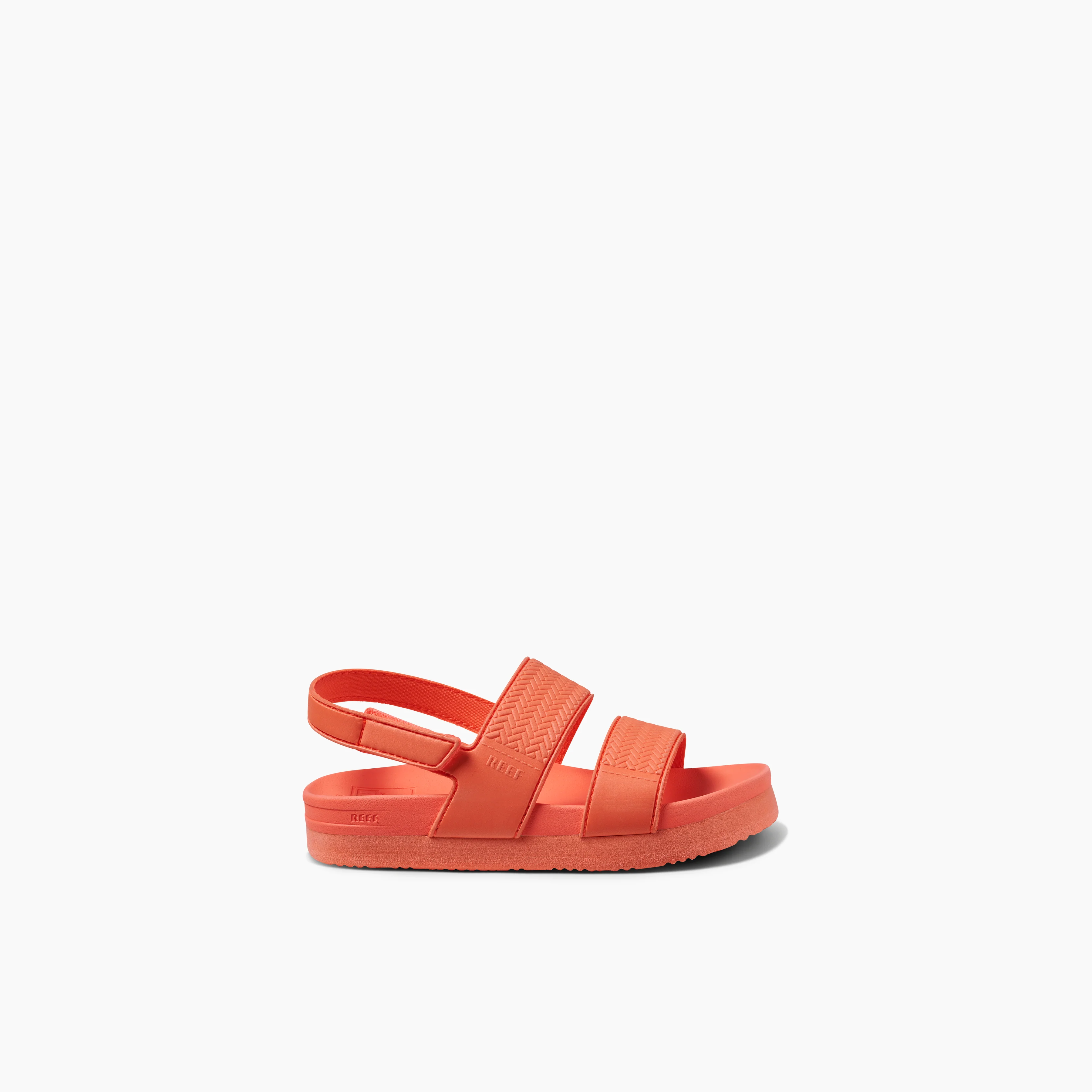 Girl's Little Water Vista Sandals in Neon Poppy side view