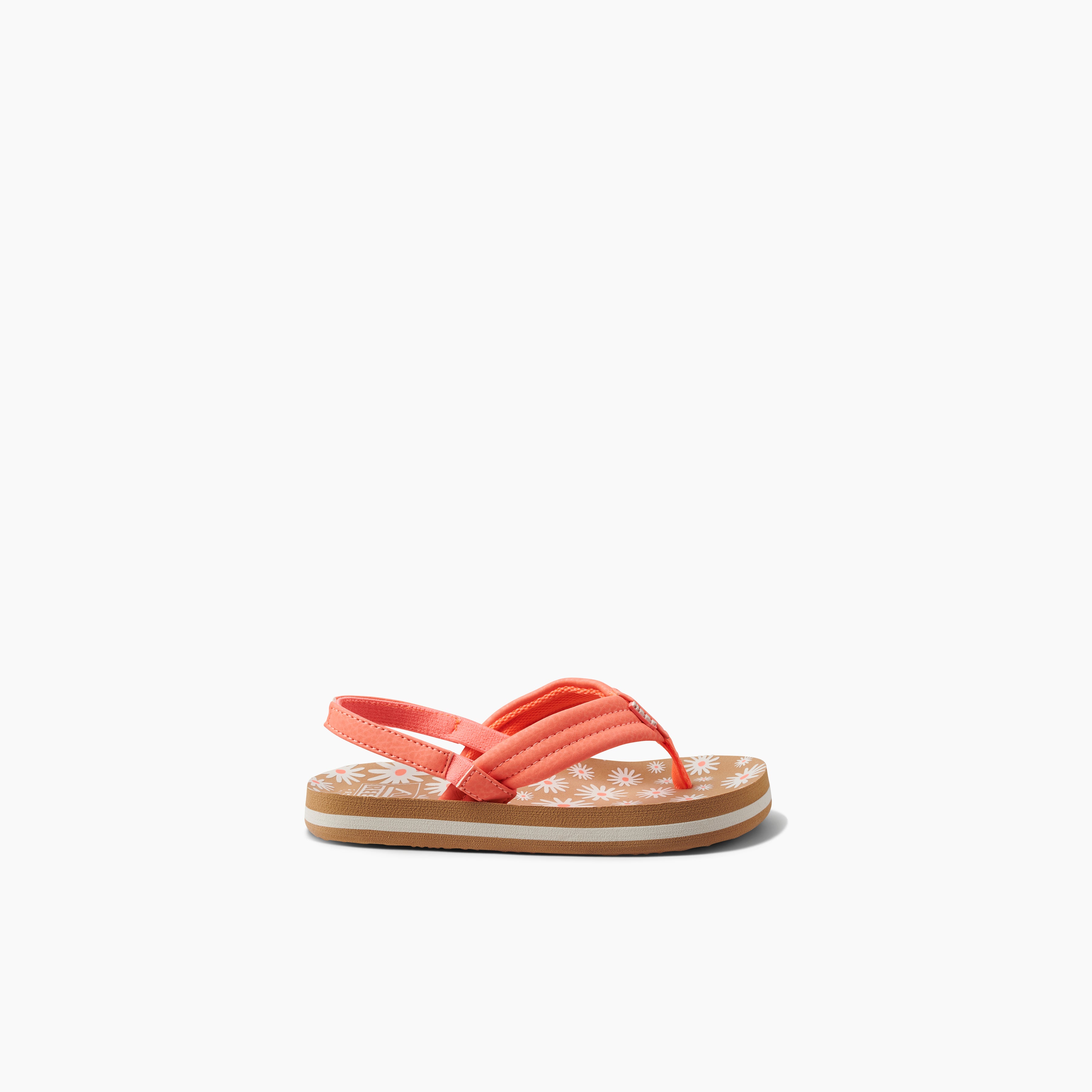 Toddler Girl's Ahi Sandals in Daisy side view