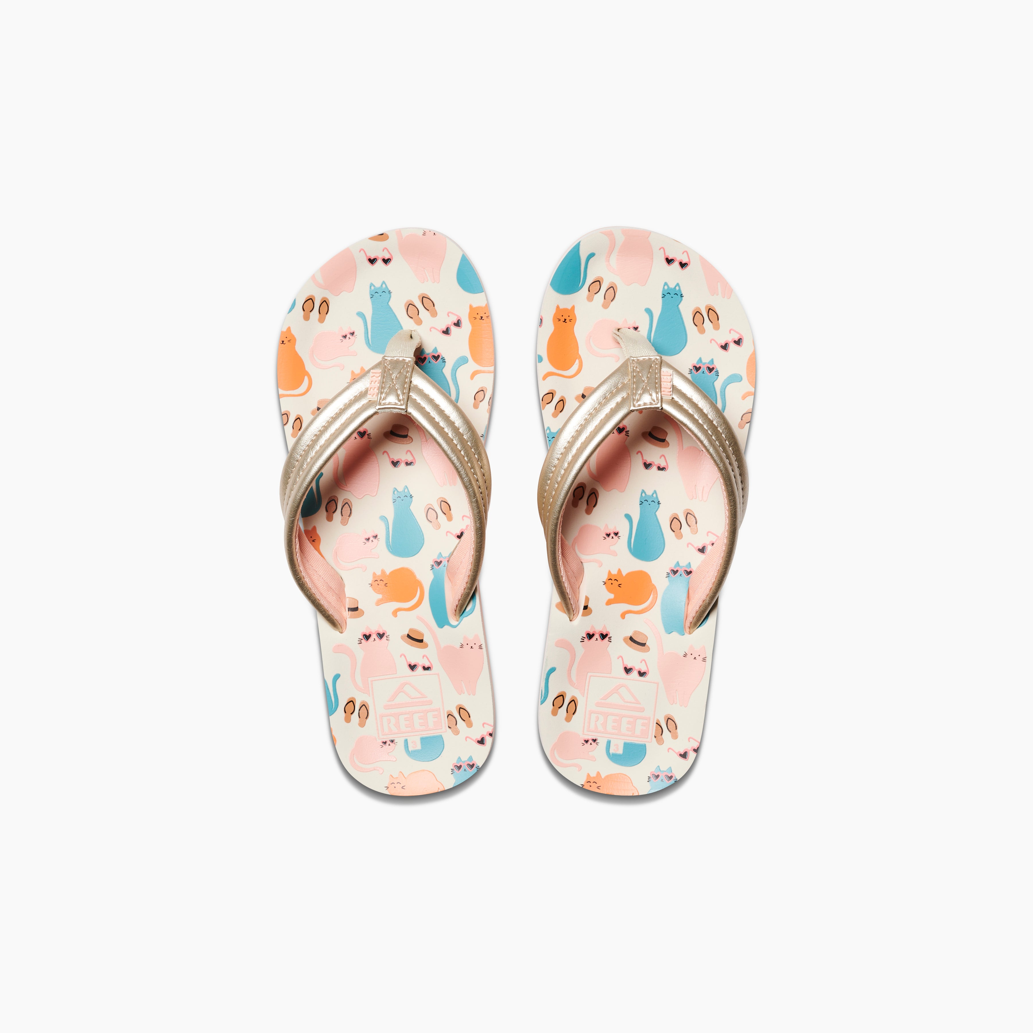 Girl's Kids Ahi Sandals in Cool Cats | REEF®