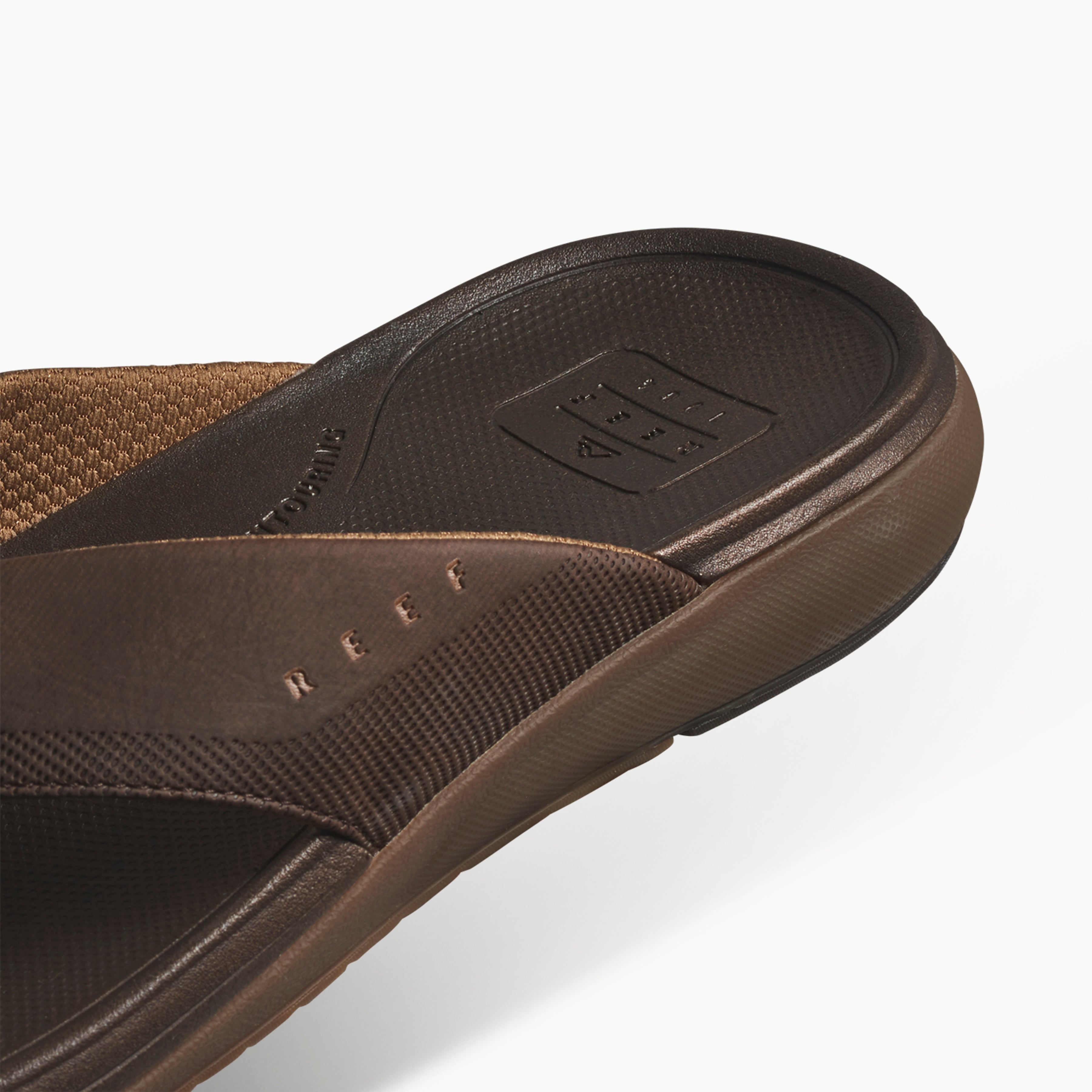 Cushion Norte Men's Sandals - Dark Brown | REEF