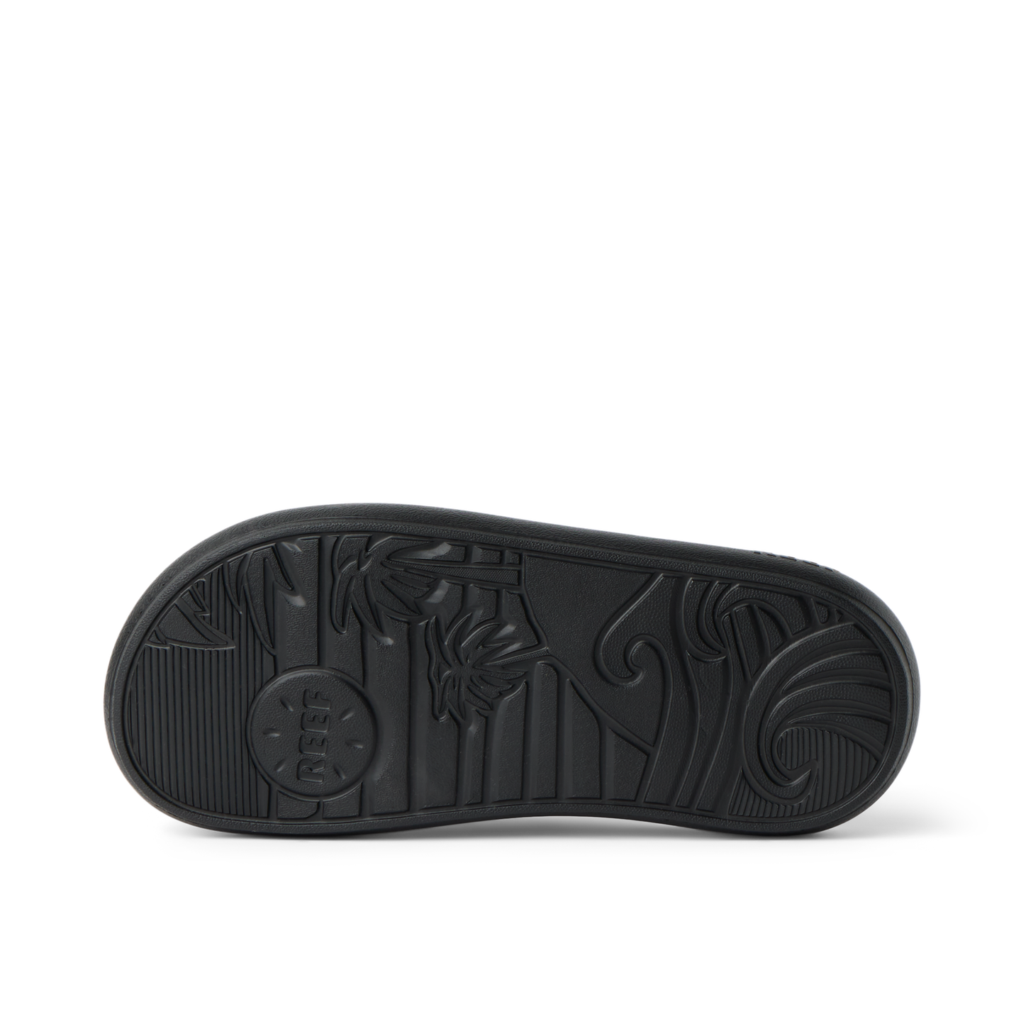 Kids Rio Slide - Black - Underside View
