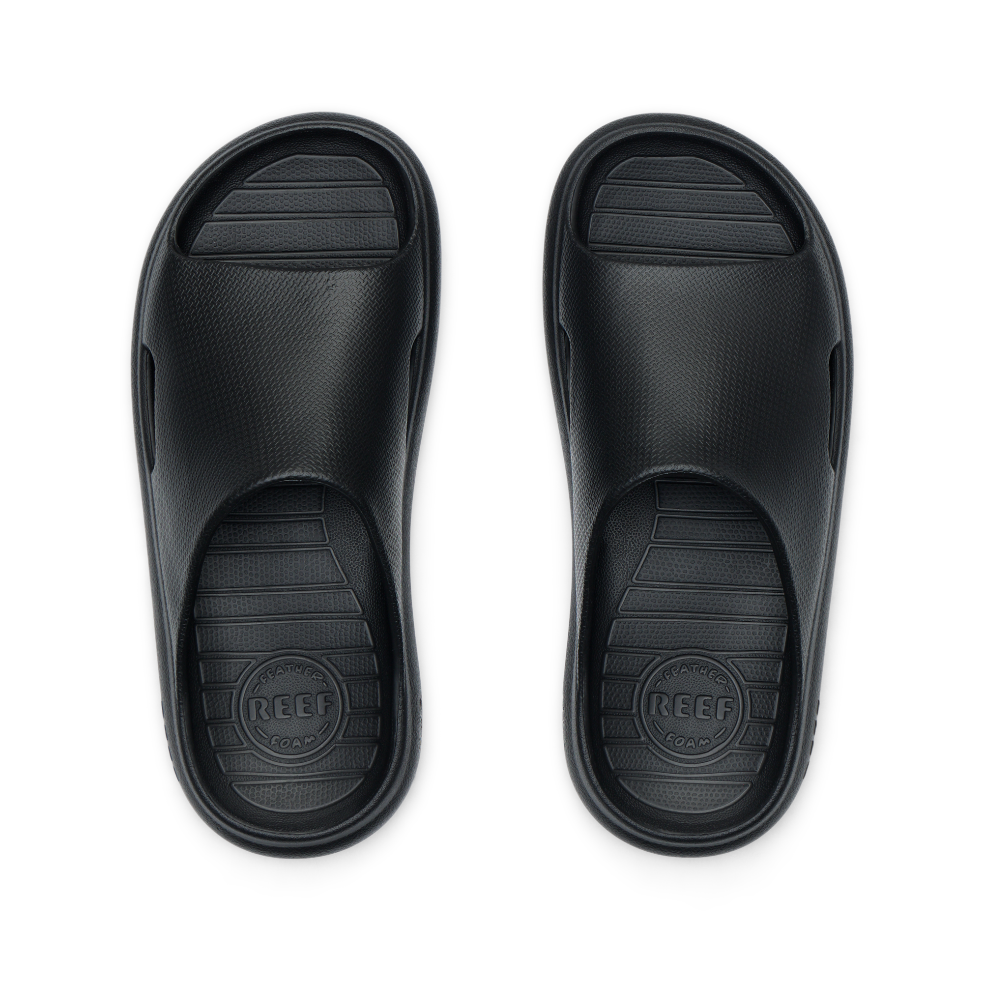 Kids Rio Slide - Black - Top View
