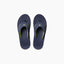 Kids Fanning - Lime/Navy - Top View