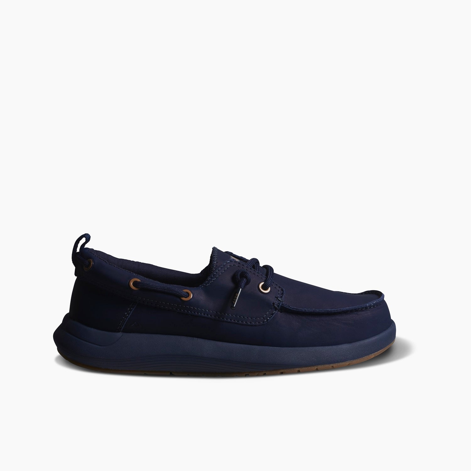 Men's SWELLsole Pier Leather Shoes in Navy/Gum | REEF®