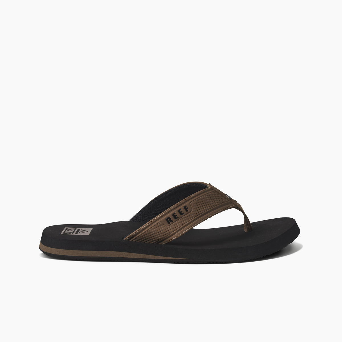 Reef Men\'s Black and Tan Thong Sandals Men main image 3