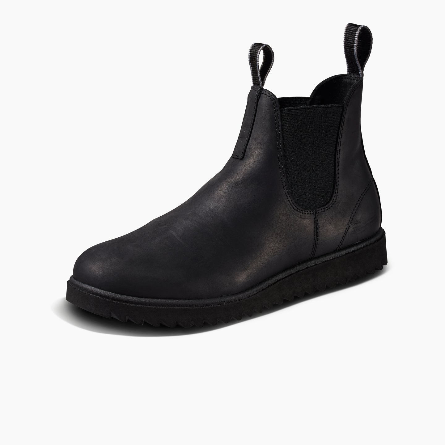 Otis - All Black Leather - Left Side View