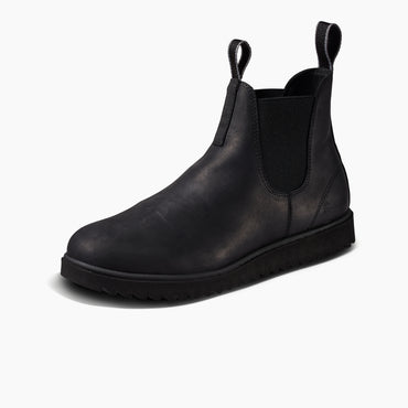 Otis - All Black Leather - Left Side View
