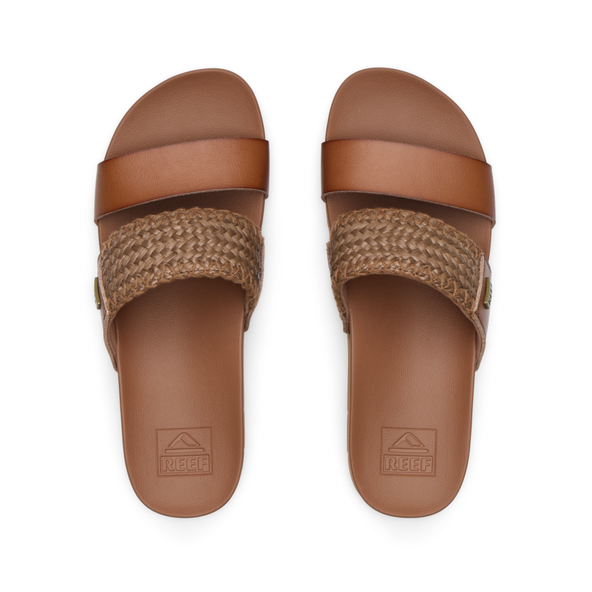 Cushion Vista Higher - Espresso Raffia - Top View