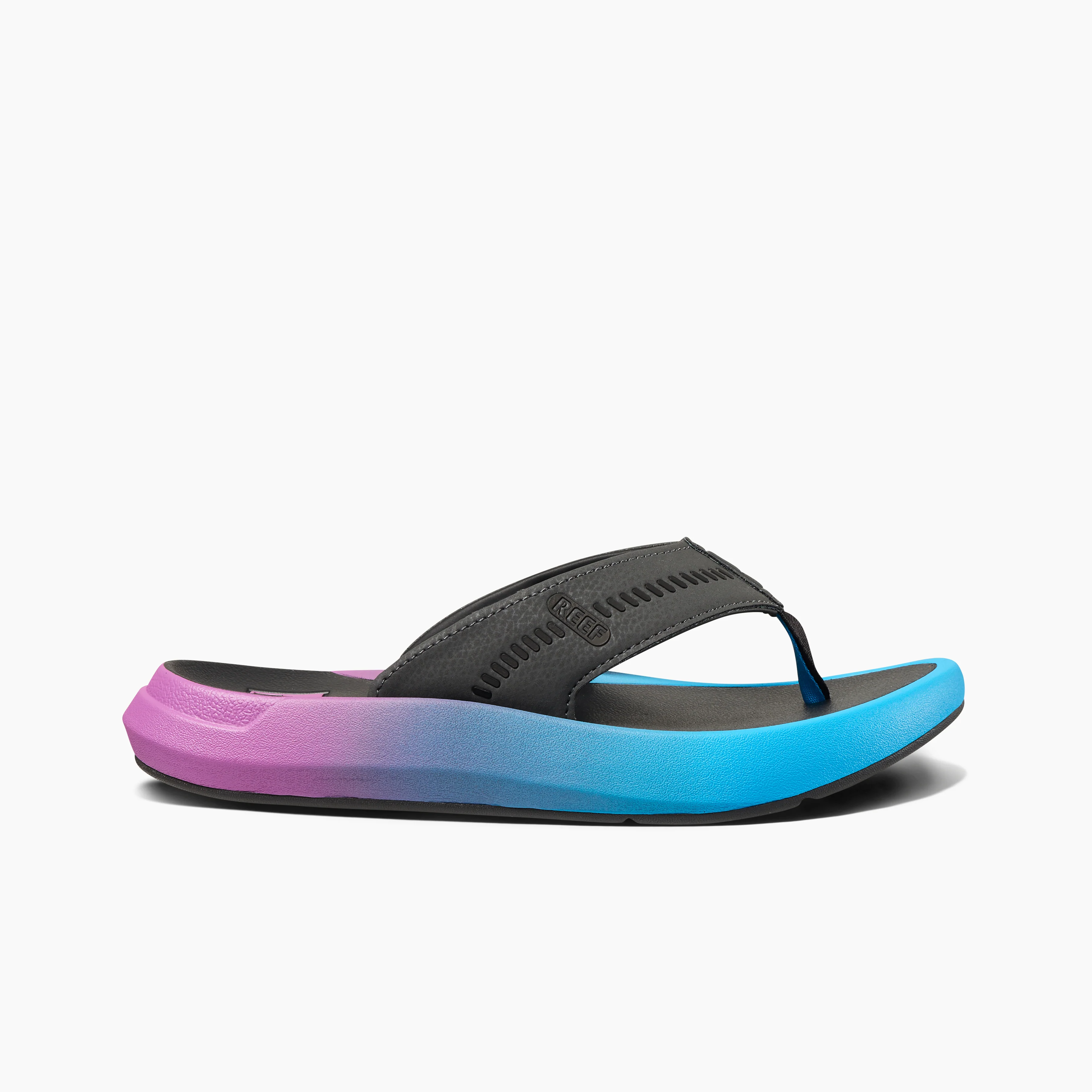 Men's Swellsole Cruiser Sandals in Grey/Purple/Blue side view