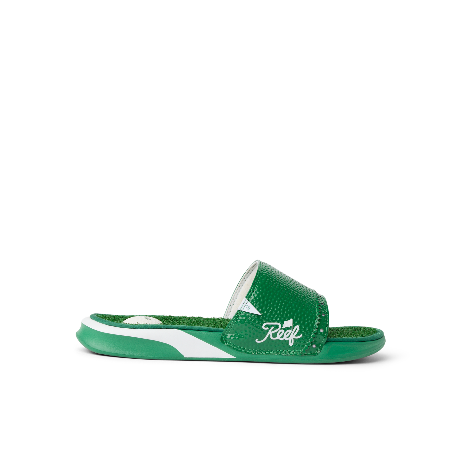 Men's Mulligan Slide: Golf Slide with Turf Footbed in Links | Reef