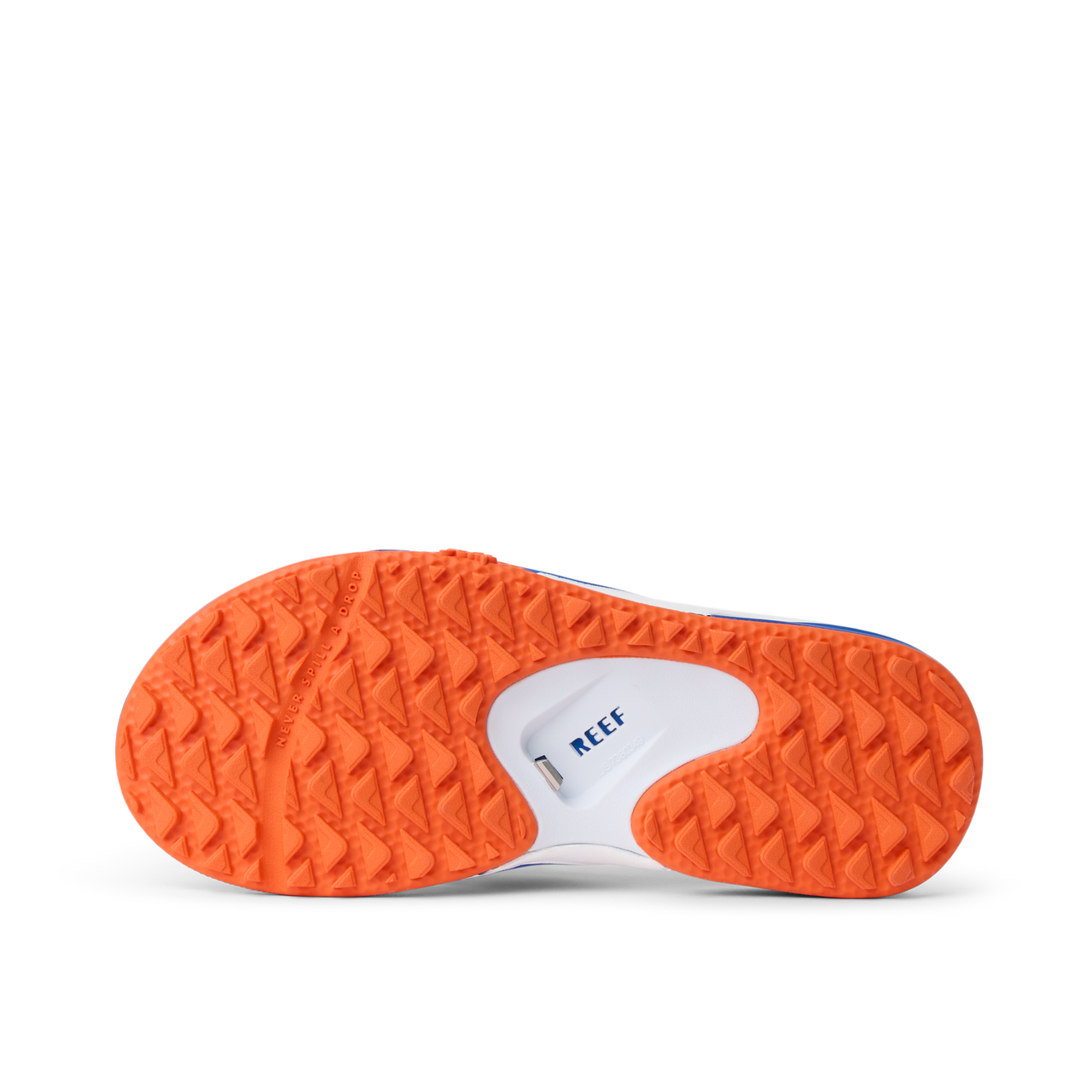 Fanning Pregame - Orange/Blue - Underside View